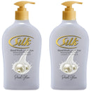 Silk Pearl Glow Hand Soap Moisturizing Milk Cream, 13.6oz (400ml) (Pack of 2)