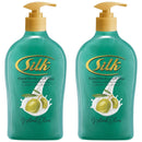 Silk Natural Olive Hand Soap Moisturizing Milk Cream, 13.6oz (400ml) (Pack of 2)