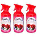 Air Breeze Fresh Rose Mini Air Freshener Spray, 8.5oz. (250ml) (Pack of 3)