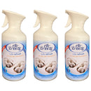 Air Breeze Fresh Cotton Mini Air Freshener Spray, 8.5oz. (250ml) (Pack of 3)