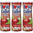 Love My Carpet Carpet & Room Deodorizer, Apple Cinnamon, 17oz. (Pack of 3)