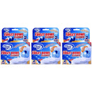 No Mess Toilet Bowl Cleaner Tablets with Blue & Bleach, 2 Count (Pack of 3)