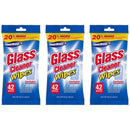 PowerHouse Glass Cleaner Wipes, 42 Wipes (Pack of 3)