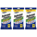 PowerHouse Bathroom Cleaner Wipes, 42 Wipes (Pack of 3)