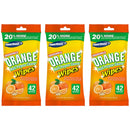 PowerHouse Household Orange Multi-Purpose Cleaner Wipes, 42 Wipes (Pack of 3)