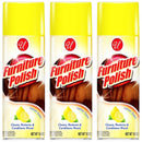 Furniture Polish Lemon Scent - Cleans, Restores, & Conditions, 10oz (Pack of 3)