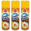 Furniture Polish Orange Scent - Cleans, Restores, & Conditions 10oz (Pack of 3)