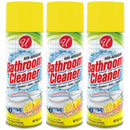 Non-Abrasive Foaming Bathroom Cleaner - Lemon Scent, 13oz. (Pack of 3)