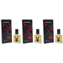 Playboy Vegas Eau de Toilette for Men, 0.5oz. (15ml) (Pack of 3)