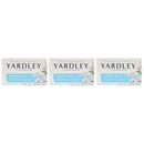 Yardley London Jasmine Pearl Moisturizing Bath Bar Soap, 4.25oz. (Pack of 3)