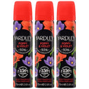 Yardley London Poppy & Violet Body Fragrance Spray 2.6oz (75ml) (Pack of 3)