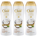 Silk Coconut Water Shampoo + Conditioner For Normal Hair, 13.6oz (Pack of 3)