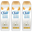 Silk Pearl Glow Milk Cream + Vitamin E Body Wash, 16.9oz. (500ml) (Pack of 3)