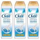 Silk Sea Minerals Milk Cream + Vitamin E Body Wash, 16.9oz. (500ml) (Pack of 3)