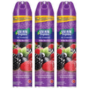 Natural Fragancia Wild Berries 6-in-1 Air Freshener, 10oz. (295ml) (Pack of 3)