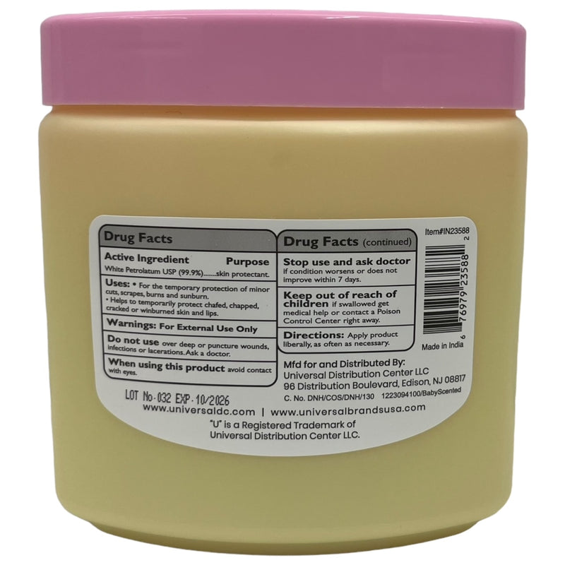 Petroleum Jelly Skin Protectant - 100% Pure - Baby Scented, 13oz