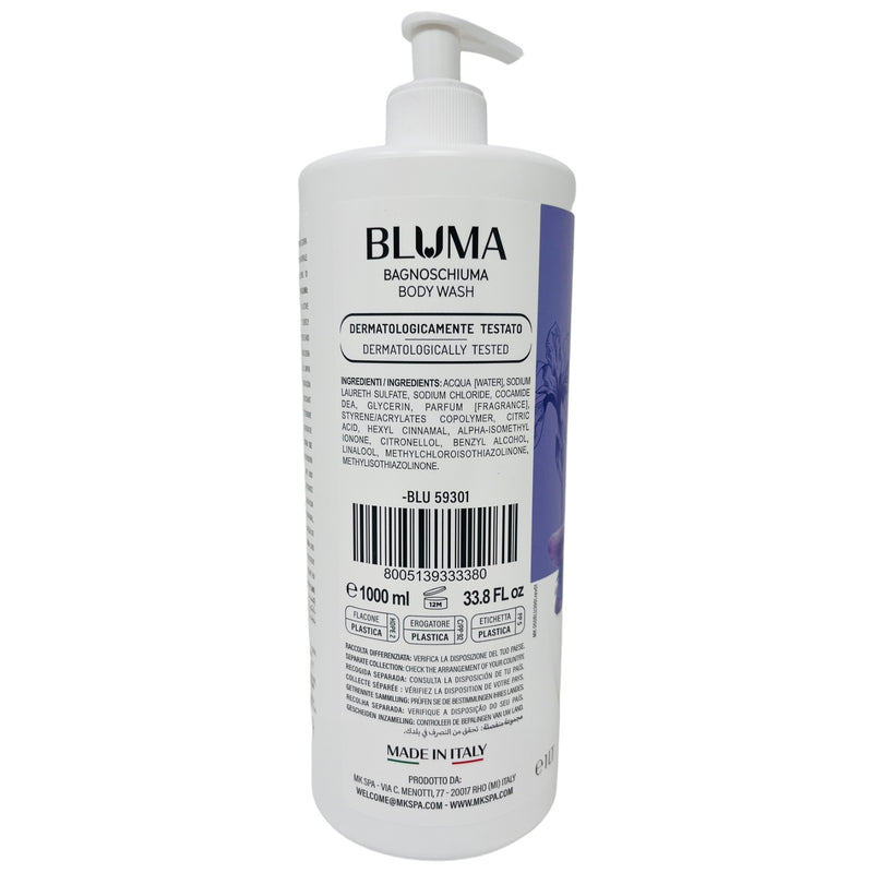 Bluma Bagnoschiuma Body Wash - Purple Iris (Made in Italy), 33.8oz