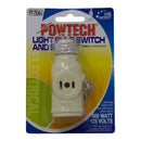 Light Bulb Switch And Socket With Dual Receptacle (660 Watts 125 Volts)
