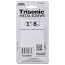 8 Pack 1 inch Self Drilling Metal Screws with Sealing Washer