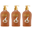 Silk Shea Butter Hand Soap Moisturizing Milk Cream, 13.6oz (400ml) (Pack of 3)