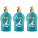 Silk Sea Minerals Hand Soap Moisturizing Milk Cream, 13.6oz (400ml) (Pack of 3)