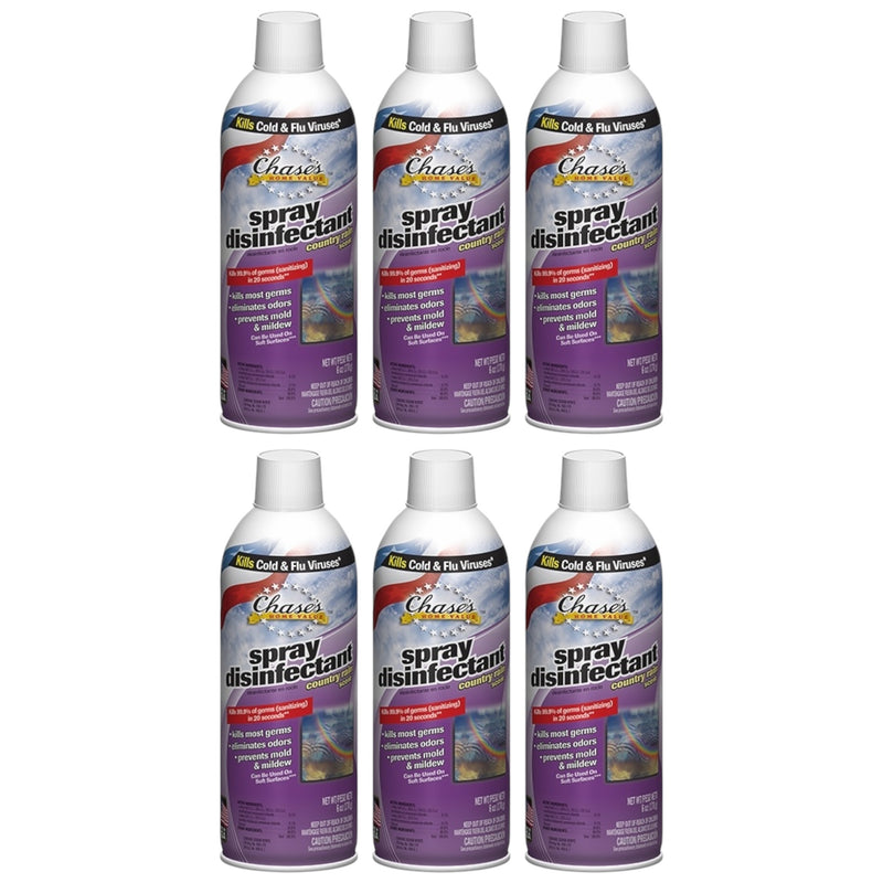 Chase's Country Rain Scent Disinfectant - Kills 99.9% Germs, 6oz