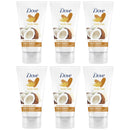 Dove Restoring Care Hand Cream w/ Coconut Oil & Almond Milk, 75ml (Pack of 6)