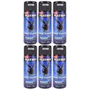 Super Playboy by Playboy 24 Hour Men Deodorant Body Spray, 5.0oz (Pack of 6)