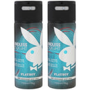 Playboy Endless Night 24 Hour Men Deodorant Body Spray, 5.0oz 150ml (Pack of 2)