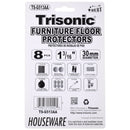 8 Pack 1 3/16 Inch Furniture Floor Protectors for Chairs and Tables