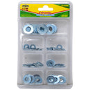 105 Piece Flat Washer Assortment Kit for Fastening and Repairs