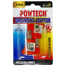 Heavy Duty Grounding Adapter 125V AC 15A 1875W - UL Listed (2 Pack)