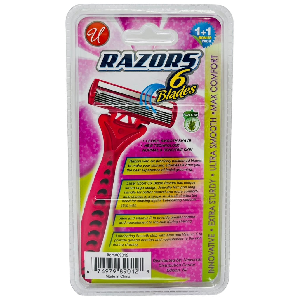 Triple Blade Razors With Aloe Strip For Women, 3 Count – MarketCOL