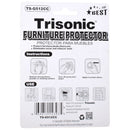 1 1/8" Inch Round Furniture Felt Pads 18 Pack Floor Protectors