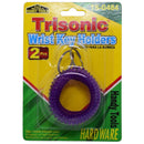 2 Pack Coil Wrist Key Holders - Purple Color