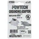 Grounding Adapter 125V AC 15A 1875W - UL Listed (2 Pack)