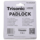 2-Pack 1 inch High Security Brass Padlocks with 3 Keys