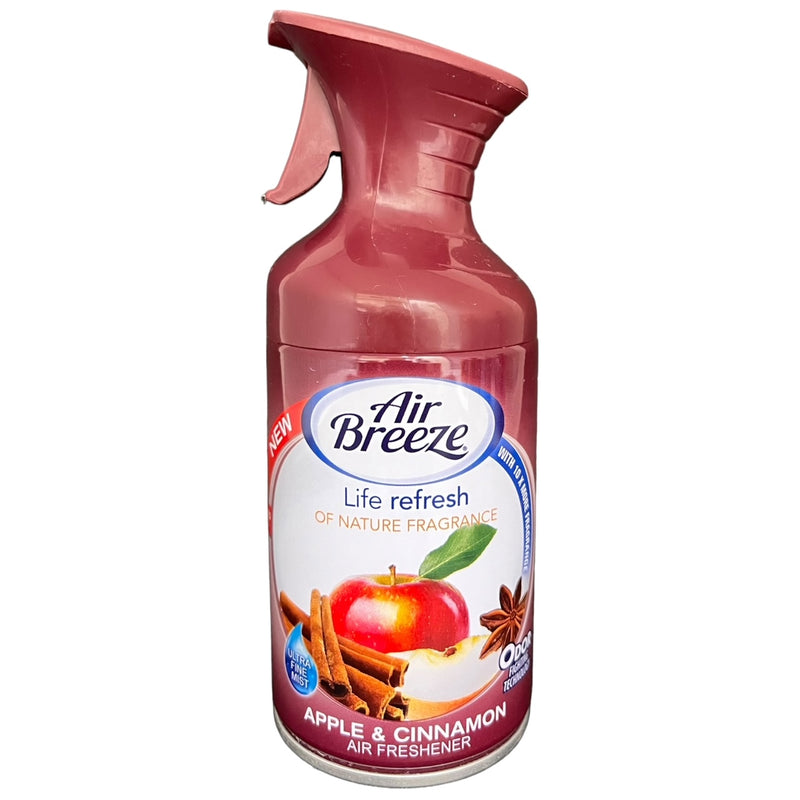 Air Breeze Apple & Cinnamon Mini Air Freshener Spray, 8.5oz (250ml)