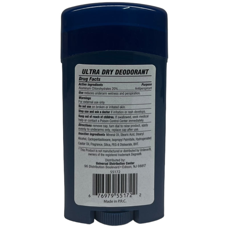 Ultra Dry Anti-Perspirant & Deodorant Solid - Cool Blast, 2.25oz.