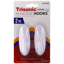 2 Pack 3 1/4 inch Self Stick Wall Hooks