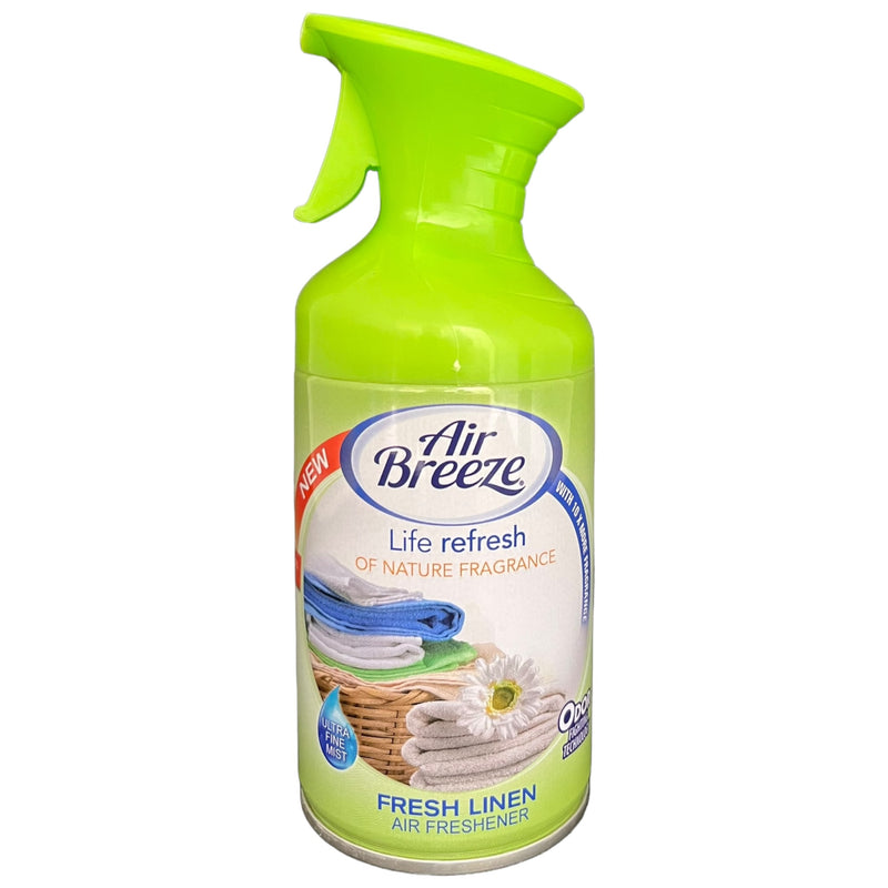 Air Breeze Fresh Linen Mini Air Freshener Spray, 8.5oz. (250ml)