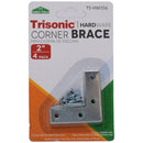 2 Inch 2" Steel Corner Braces with Screws – 4 Piece Set