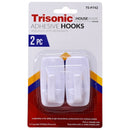 2 Pack 2 1/2 inch Self Stick Wall Hooks