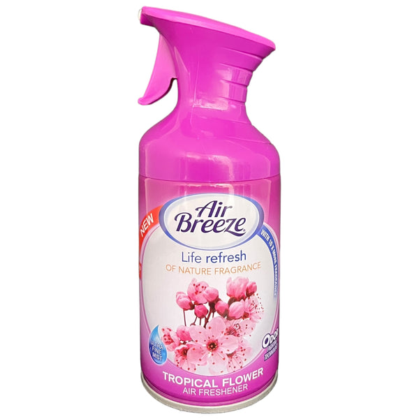 Air Breeze Tropical Flower Mini Air Freshener Spray, 8.5oz. (250ml)