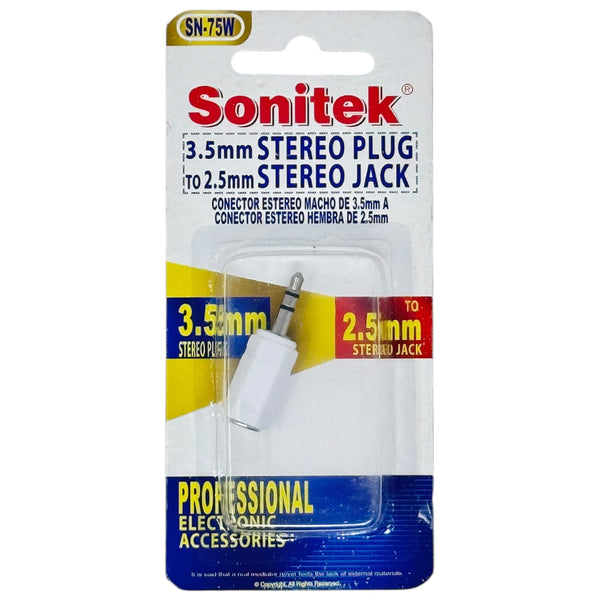 3.5mm Stereo Plug To 2.5mm Stereo Jack