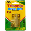 2 Inch 2" Brass Barrel Bolt with Screws
