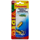 Double "F" Female Connectors Video Coaxial Adapters