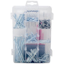 215 Piece Assorted Nails Kit with Organizer Case