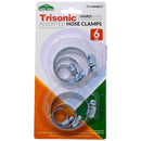 6 Pack Assorted Hose Clamps
