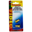 RG-59U Male "F" Connector With Crimp Ring (2 Pack)